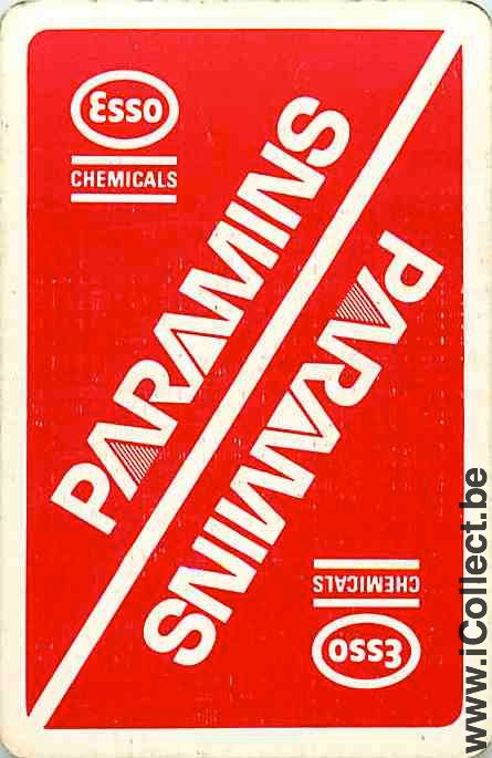 Single Playing Cards Motor Oil Esso Paramins (PS13-41B) - Click Image to Close